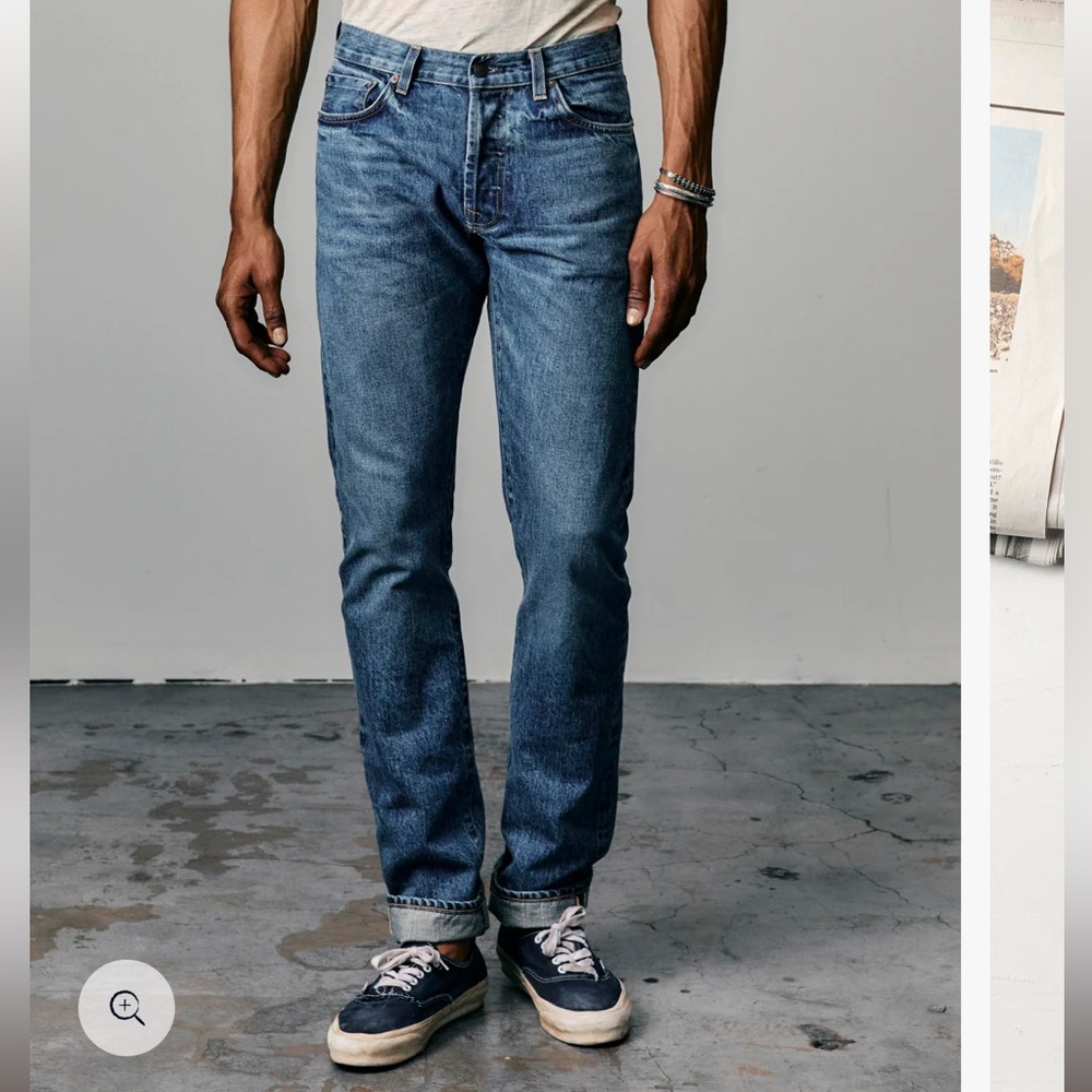 Imogene + Willie Denim Barton Slim Salvage Jeans Like New Condition